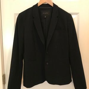 Banana Republic Size 8 Timeless Black Blazer